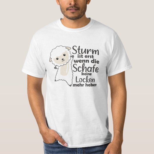 シープストーム北ドイツ北海沿岸 Tシャツ (正面)