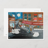 シープタウン絵を描ズバイアルフレッドキツネ収集可能 ポストカード (正面/裏面)