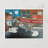 シープタウン絵を描ズバイアルフレッドキツネ収集可能 ポストカード (正面)