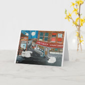 シープタウン絵を描ズバイアルフレッドキツネ カード (黄色い花)