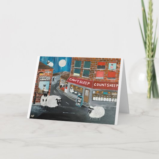 シープタウン絵を描ズバイアルフレッドキツネ カード (正面)
