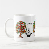 シープツリーホワイトマグ コーヒーマグカップ (左)