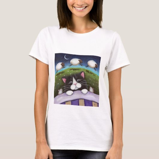 シープドリームレディース長袖(フィット) Tシャツ (正面)
