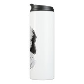 シープドードル手描きイラストレーション タンブラー (回転右)