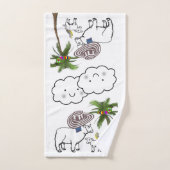 シープパームツリー(昆虫)マルハナバチバスルームタオルセット バスタオルセット (ハンドタオル)