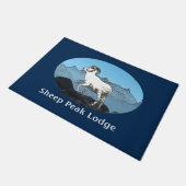 シープピークロッジ ドアマット (アングル)