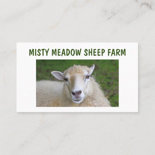 シープファームカスタム 名刺 (裏面)