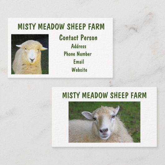 シープファームカスタム 名刺 (正面/裏面)