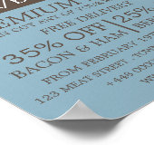 シープファーム、農家&ブッチャー広告ズ ポスター (角)