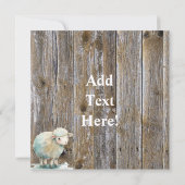 シープフックシープヘルドベビーラム カード (裏面)