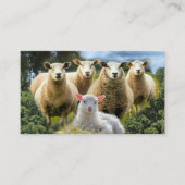 シープフックシープヘルドベビーラム 名刺 (正面)