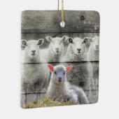 シープフロックベビーラム セラミックオーナメント (右)