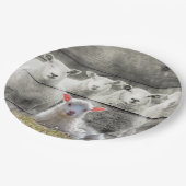 シープフロックベビーラム ペーパープレート (アングル)