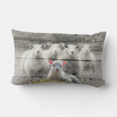 シープフロックベビーラム ランバークッション (裏面)