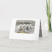 シープフロックベビーラム 招待状 (裏面)