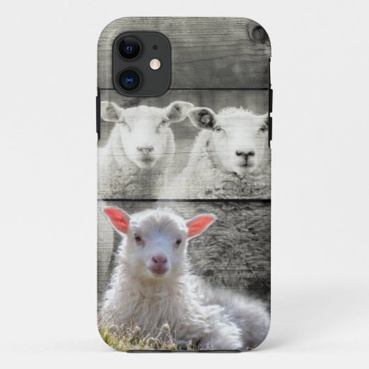 シープフロックベビーラム Case-Mate iPhoneケース (裏面)