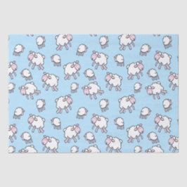 シープブルーラッピング紙 薄葉紙