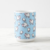 シープブルー コーヒーマグカップ (中央)