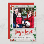 シープラップホリデーフォトカード シーズンカード (正面/裏面)