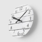 シープラップ素朴沿岸 ラウンド壁時計 (傾斜)