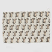 シープラムファームアニマルヴィンテージ ゴルフタオル (横)