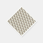 シープラムファームアニマルヴィンテージ スタンダードカクテルナプキン (角)