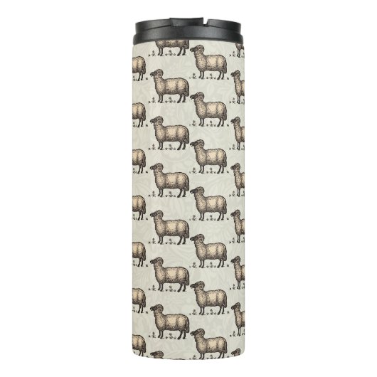 シープラムファームアニマルヴィンテージ タンブラー (裏面)