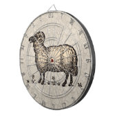 シープラムファームアニマルヴィンテージ ダーツボード (正面右)