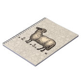 シープラムファームアニマルヴィンテージ ノートブック (左側)