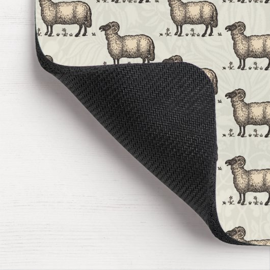 シープラムファームアニマルヴィンテージ マウスパッド (コーナー)