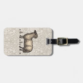 シープラムファームアニマルヴィンテージ ラゲッジタグ (正面横)