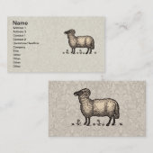 シープラムファームアニマルヴィンテージ 名刺 (正面/裏面)
