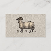 シープラムファームアニマルヴィンテージ 名刺 (裏面)