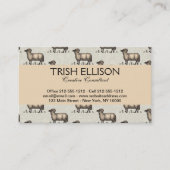 シープラムファームアニマルヴィンテージ 名刺 (正面)