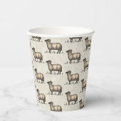 シープラムファームアニマルヴィンテージ 紙コップ (裏面)