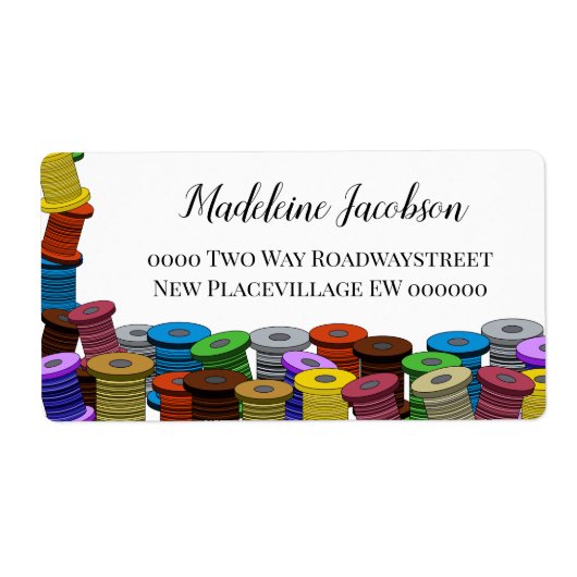 シープレス裁縫ドレスメーカー手作り ラベル (正面)