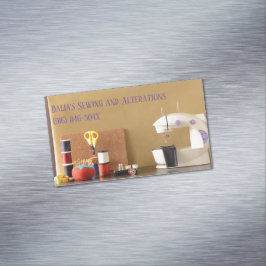 シープレス/ドレスメイキング/テーラー裁縫ショップ マグネット名刺