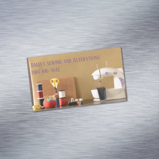 シープレス/ドレスメイキング/テーラー裁縫ショップ マグネット名刺 (インサイチュ)