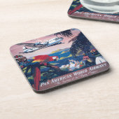 シープレーンの旅行ポス飛んでいるターカリブの コースター (左側)