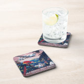 シープレーンの旅行ポス飛んでいるターカリブの コースター (右側)