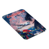 シープレーンの旅行ポス飛んでいるターカリブの マグネット (右側)