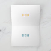 シープレーン漫画イラストレーション カード (内部)