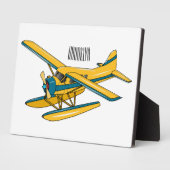 シープレーン漫画イラストレーション フォトプラーク (側面)