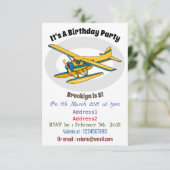 シープレーン漫画イラストレーション 招待状 (スタンド正面)