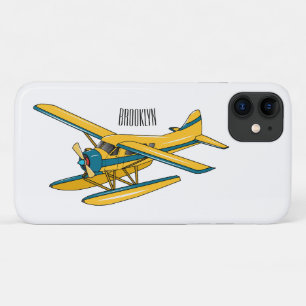 シープレーン漫画イラストレーション iPhone 11 ケース