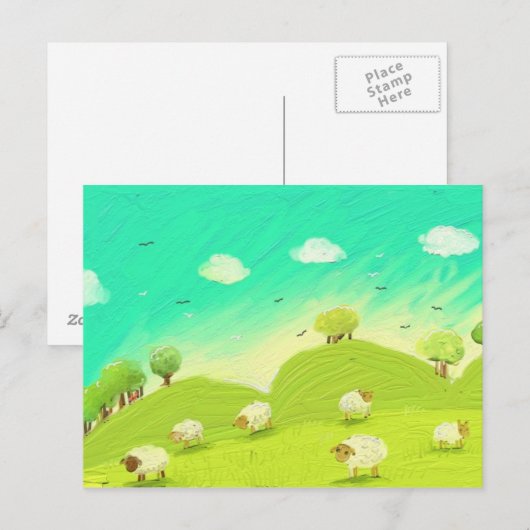シープ ポストカード (正面/裏面)