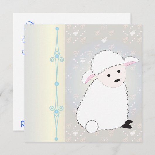 シープ 招待状 (正面/裏面)