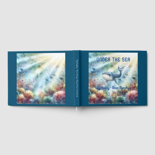 シーベイビーシャワーの下で ゲストブック (全面)