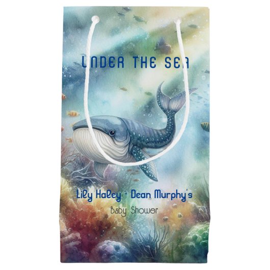 シーベイビーシャワーの下で スモールペーパーバッグ (正面)