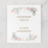 シーベイビーシャワーの下で プレイスカード (外部開封)